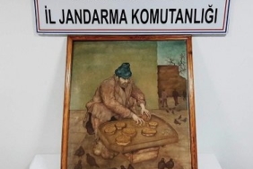 Kırklareli'nde Osmanlı dönemine ait tabloyu satmaya çalıştığı öne sürülen zanlı yakalandı