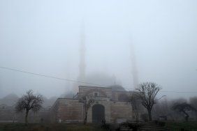 Edirne ve Tekirdağ'da yoğun sis etkili oluyor