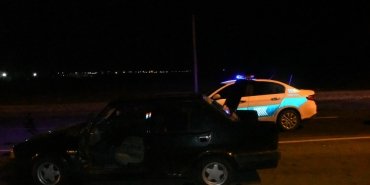 Tekirdağ'da polisin "dur" ihtarına uymayarak kaçan 2 kişi kaza yapınca yakalandı