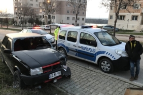 Edirne'de sokağa çıkma kısıtlamasını ihlal eden alkollü sürücüye 4 bin 519 lira ceza