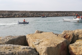 Enez açıklarında kaybolan balıkçı için arama çalışması başlatıldı