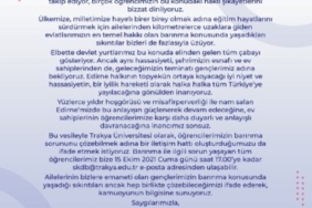 t.ü.barınma