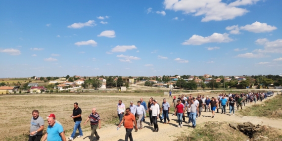 Hamzadere Sulama Birliği'ne 'su zammı' protestosu