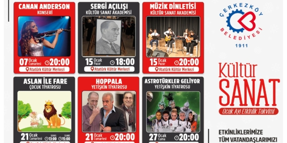 Ocak Ayı Kültür Sanat Takvimi Banner@1,5x