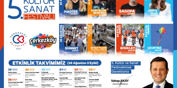 kültür-saat festivali-çerkezköy