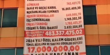 keşan belediyesi-borç