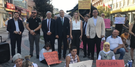 CHP’den ‘Yaşam İçin Adalet’ Oturma Eylemine Destek