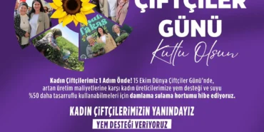 kadın çiftçilerin yanında