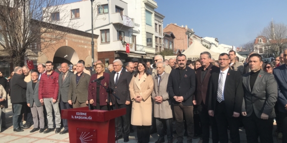 Edirne’de İmamoğlu’nun Mektubu Okundu